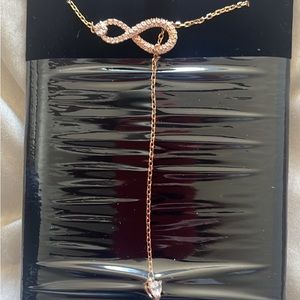 Swarovski infinity necklace